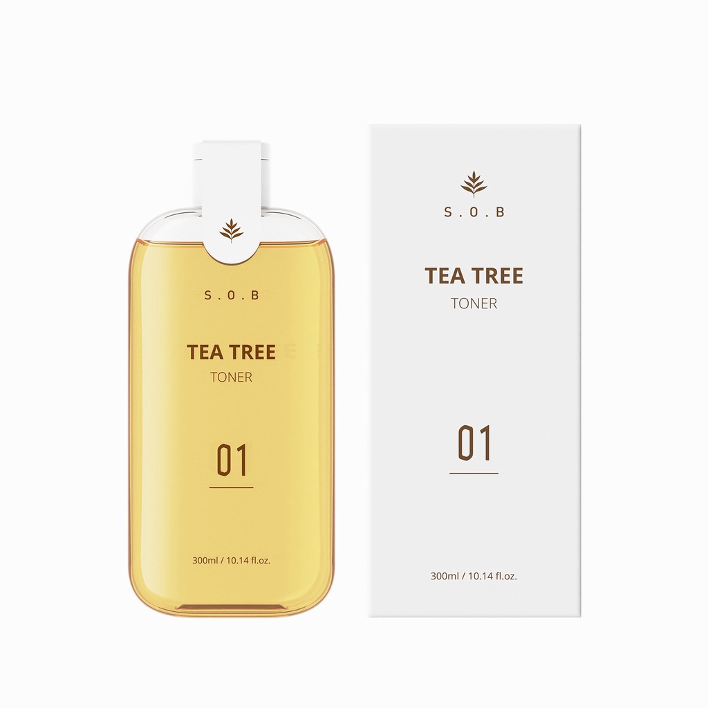 Toner Cấp Ẩm, Sáng Da, Ngừa Mụn S.O.B Tea Tree Toner 300ml