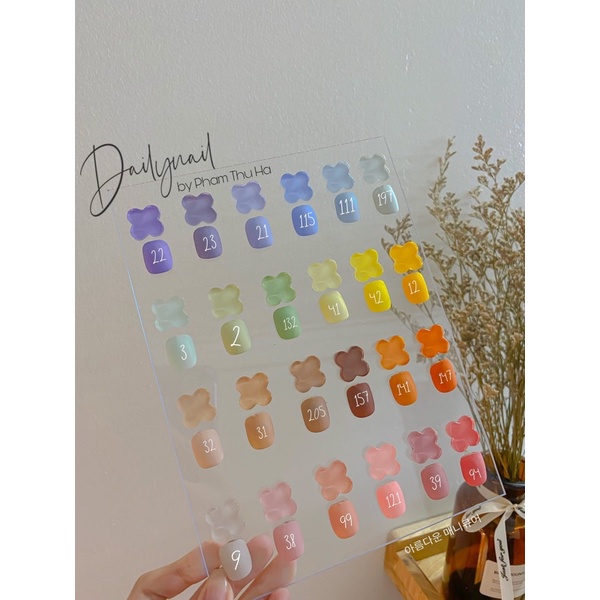 Bảng mica trưng mẫu size a5