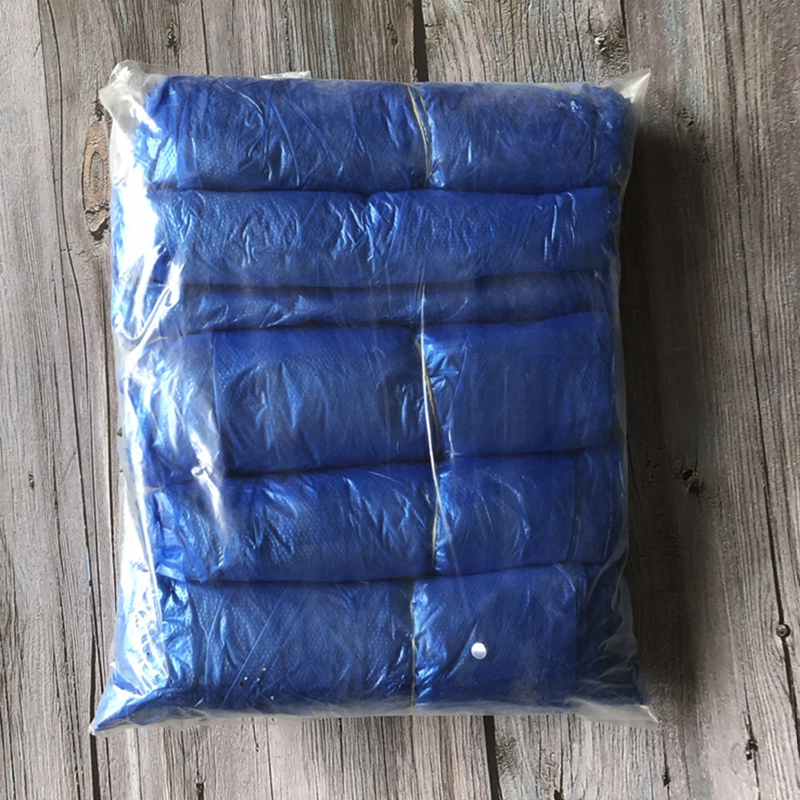 Bộ 100 ống bao tay nylon dùng một lần chống thấm nước và dầu