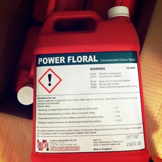 Nước lau sàn power floral