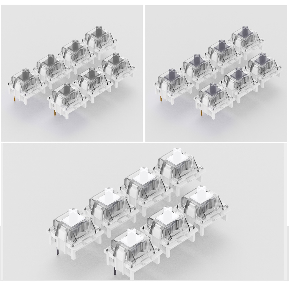 Set 50/100 công tắc âm thanh REDRAGON 3Pin SMD RGB chuyên dụng cho bàn phím cơ