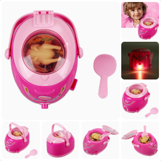 [willss] Rice Cookers Toys For Kids Pretending Role Play Educaitonal Toy Girls Gifts *DC