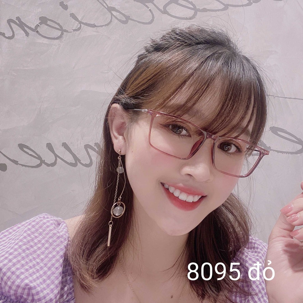 Gọng kính càng tăm vuông, Gọng kính cận thời trang nam nữ 8095 | BigBuy360 - bigbuy360.vn