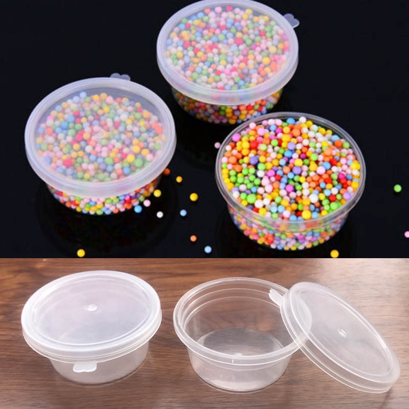 10 Hộp tròn trong suốt đựng đồ tiện lợi đa năng