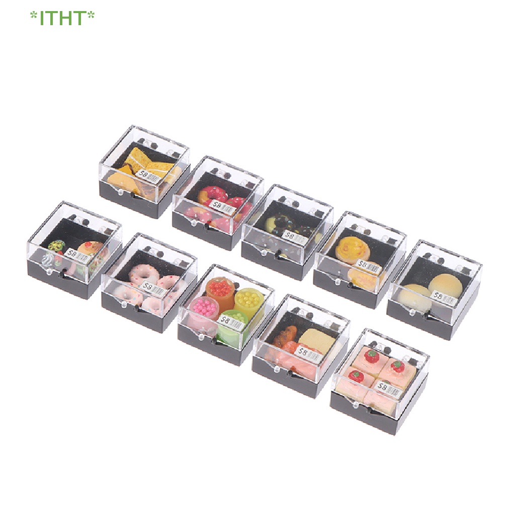 Mô Hình Bánh Tráng Miệng 1: 12 Trang Trí Nhà Búp Bê Mới