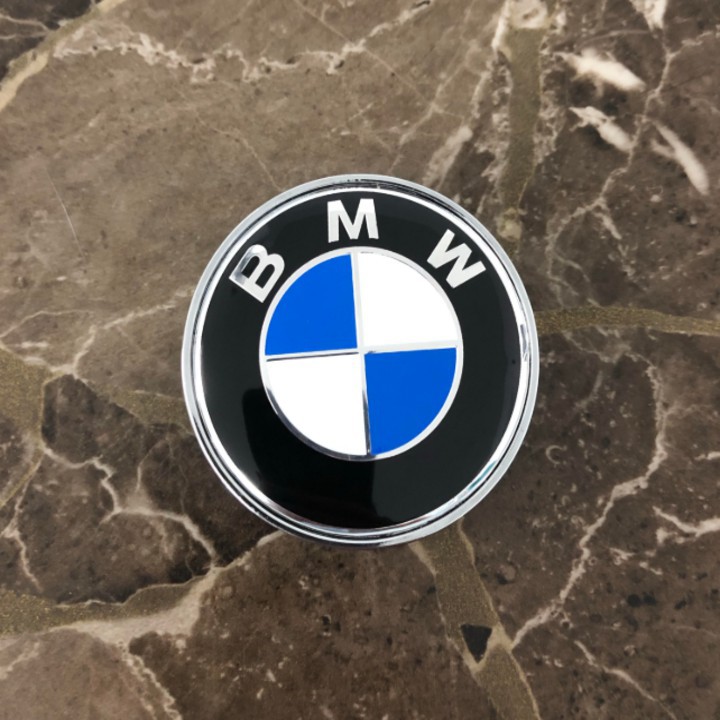 Logo chụp mâm, ốp lazang bánh xe ô tô BMW đường kính 60mm - Mã sản phẩm BMW60