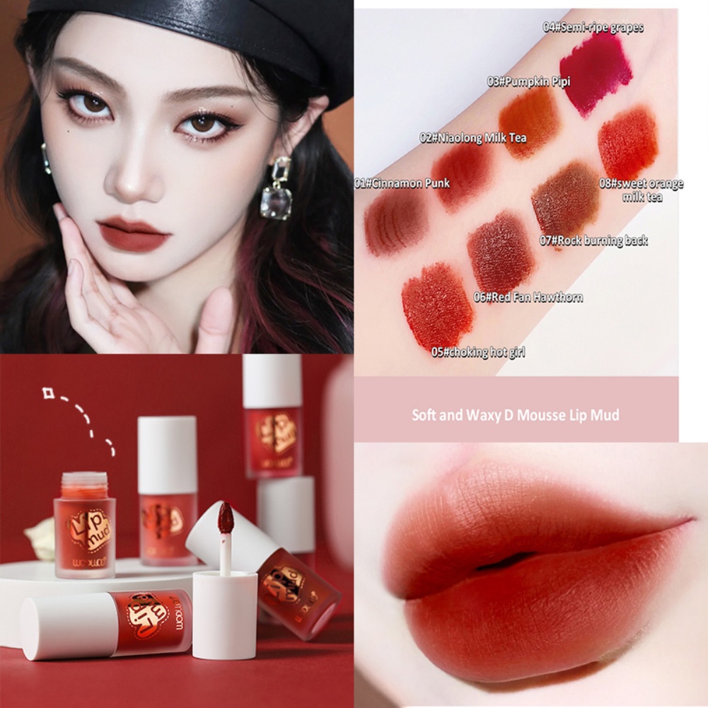Son Kem WODWOD Tông Nhung Lì Chống Nước Lâu Trôi 24 Giờ