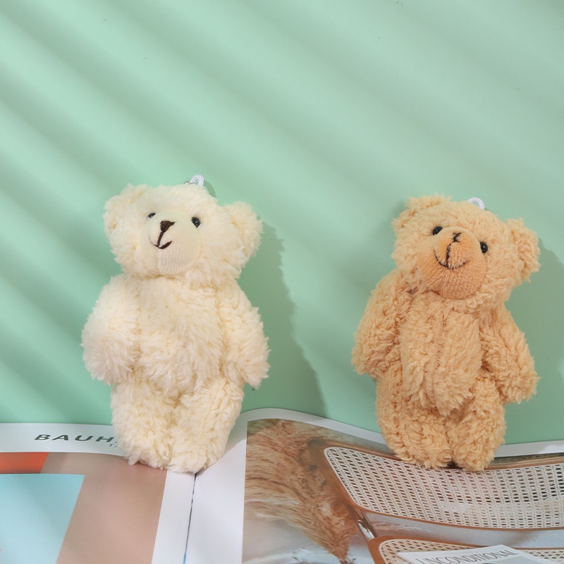 Móc khóa mặt hình gấu bông xinh xắn dễ thương