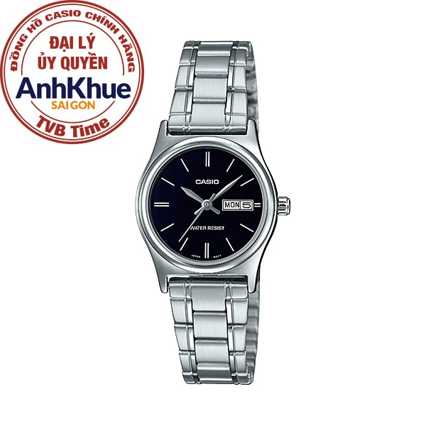 Đồng hồ nữ dây kim loại Casio chính hãng Anh Khuê LTP-V006D-1B2UDF (25mm)
