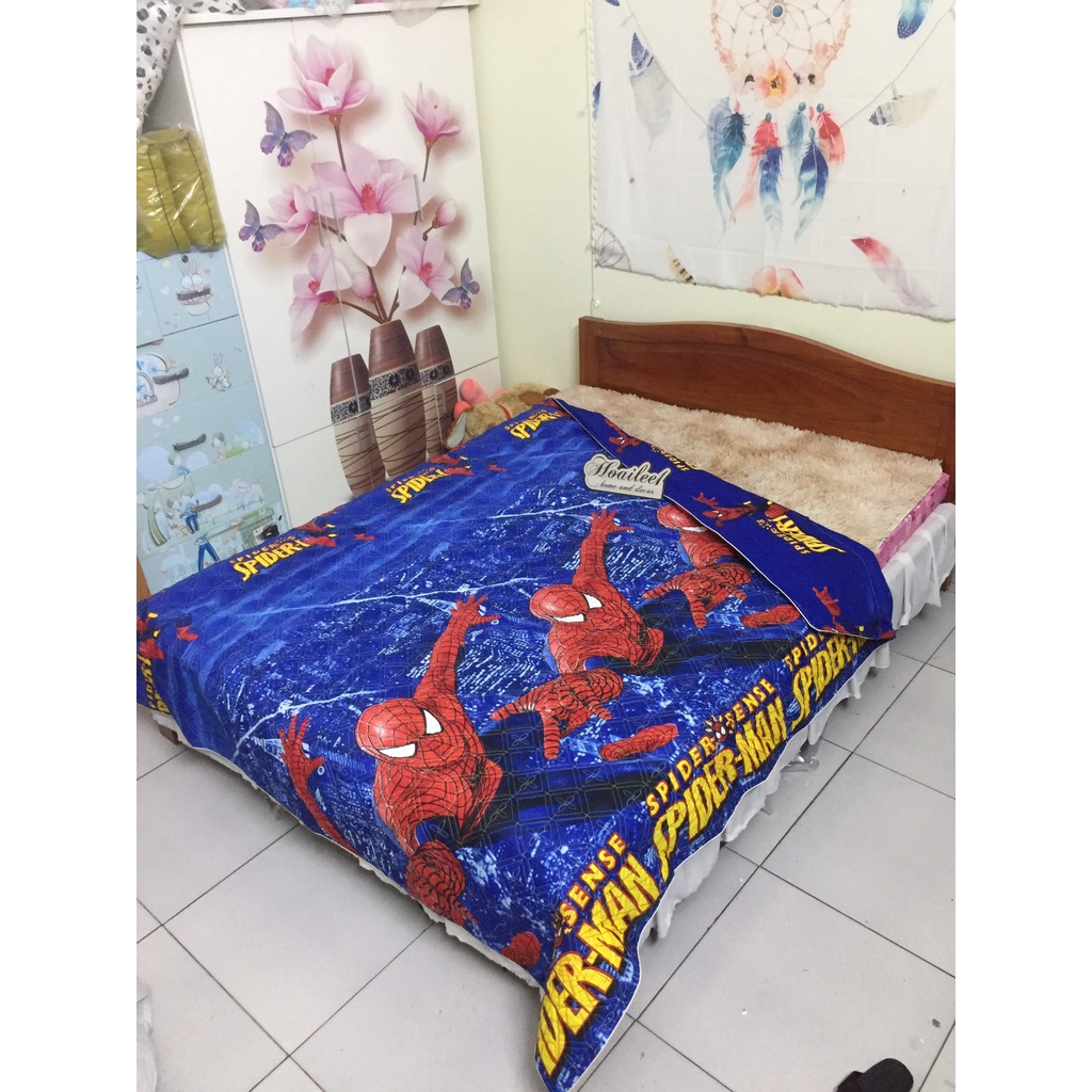Vỏ Chăn Trần Bông Có Khoá Kéo Lồng Được Ruột Đủ Mẫu - Kích Thước : 1,9m x 2m và 2mx2m2
