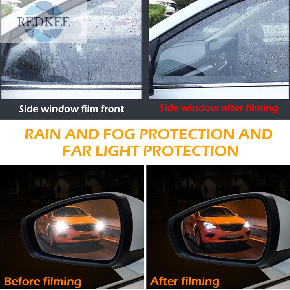 4 Miếng Phim Dán Bảo Vệ Kính Chiếu Hậu Xe Hơi