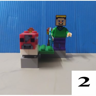 Lắp ráp xếp hình lego minecraft my world 2nd (hàng trưng bày) [ Non - LEGO ]