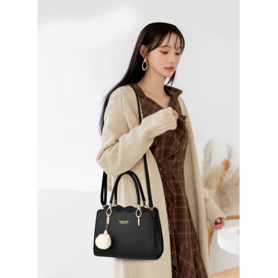 Túi Xách Nữ  Công Sở MẪU MỚI DA MỀM Thời Trang Hàng Quảng Châu Cao Cấp - Mã KM4B