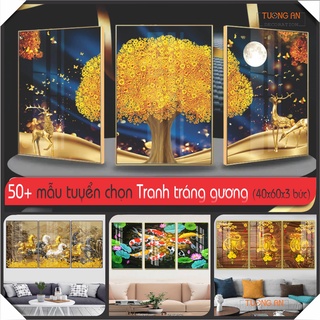[TOP100] Tranh treo tường tráng gương decor Tường An, tranh trang trí phòng khách, phòng ngủ, phòng thờ, phòng cho bé