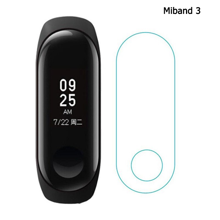 Tấm phim bảo vệ trầy xước cho màn hình vòng tay thông minh Xiaomi MIBand 3