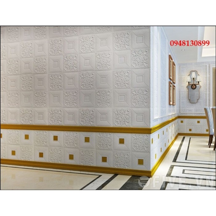 🍀 Phào Chỉ Xốp Dán Tường, Viền Xốp Dán Tường Khổ Lớn 2m3x8cm- Phong Cách Tân Cổ Điển Sang Trọng
