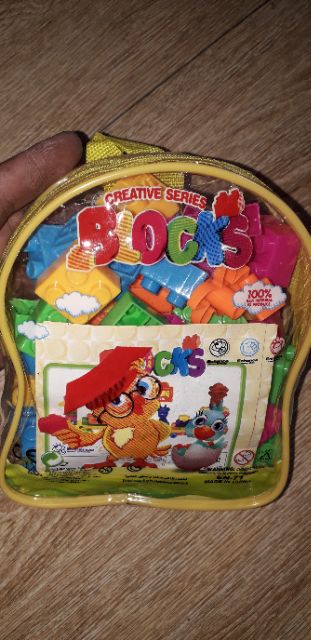 Giỏ lắp ráp Mô hình đa năng Block5 EN71_421 có nhiều chi tiết bằng nhựa ABS