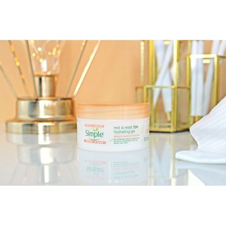 KEM DƯỠNG làm sáng da SIMPLE REST & RESET 72 H HYDRATING GEL PROTECT N GLOW 50ml