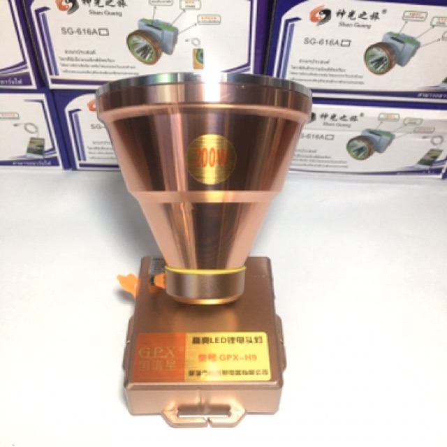 Đèn Đội Đầu Siêu Sáng H9 - 200w, thời gian sử dụng 8 - 10h liên tục | BigBuy360 - bigbuy360.vn