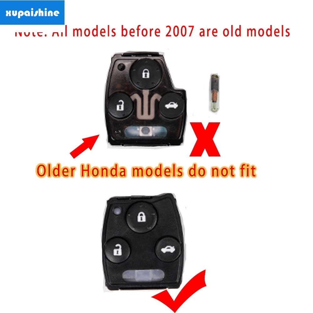 Vỏ Bọc Chìa Khóa Điều Khiển Từ Xa Cho Xe Hơi HONDA Accord CRV Pilot Civic 2008 2009 2010 2011 2012 2013