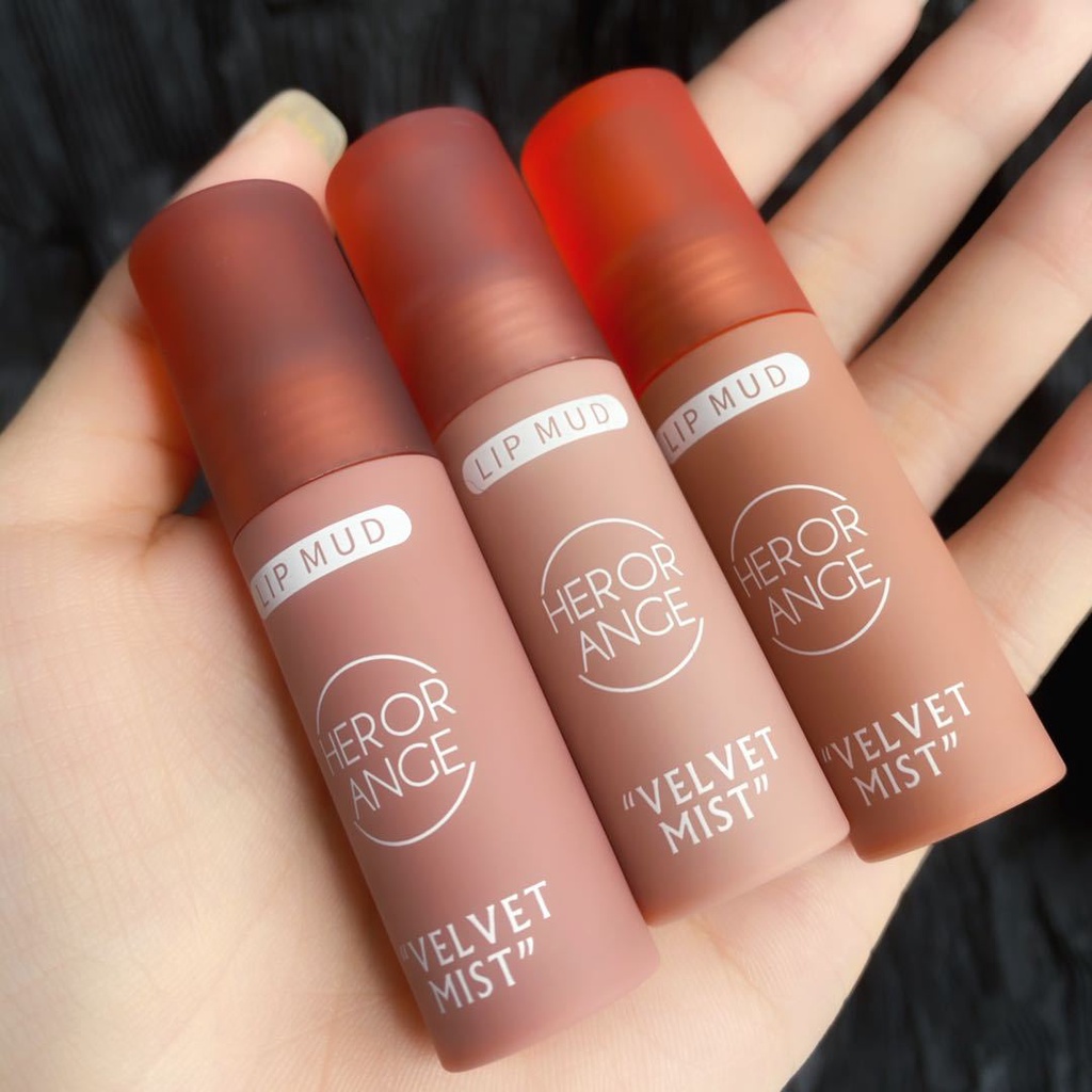 Son Kem Lì Mịn Môi Herorange Air Velvet Lip Gloss Và Phong Cách Grumpy Bear