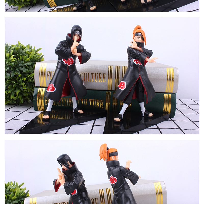 Mô Hình Nhân Vật Uchiha Sasuke Hatake Kakashi Hyuga Hinata Uchiha Itachi Trong Phim Naruto Bằng PVC