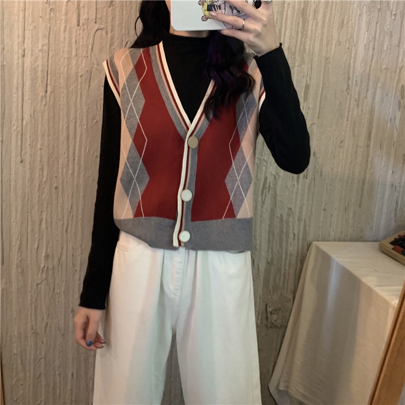 Áo Khoác Cardigan Dệt Kim Cổ Chữ V Phong Cách Hàn Quốc Cho Nữ | BigBuy360 - bigbuy360.vn