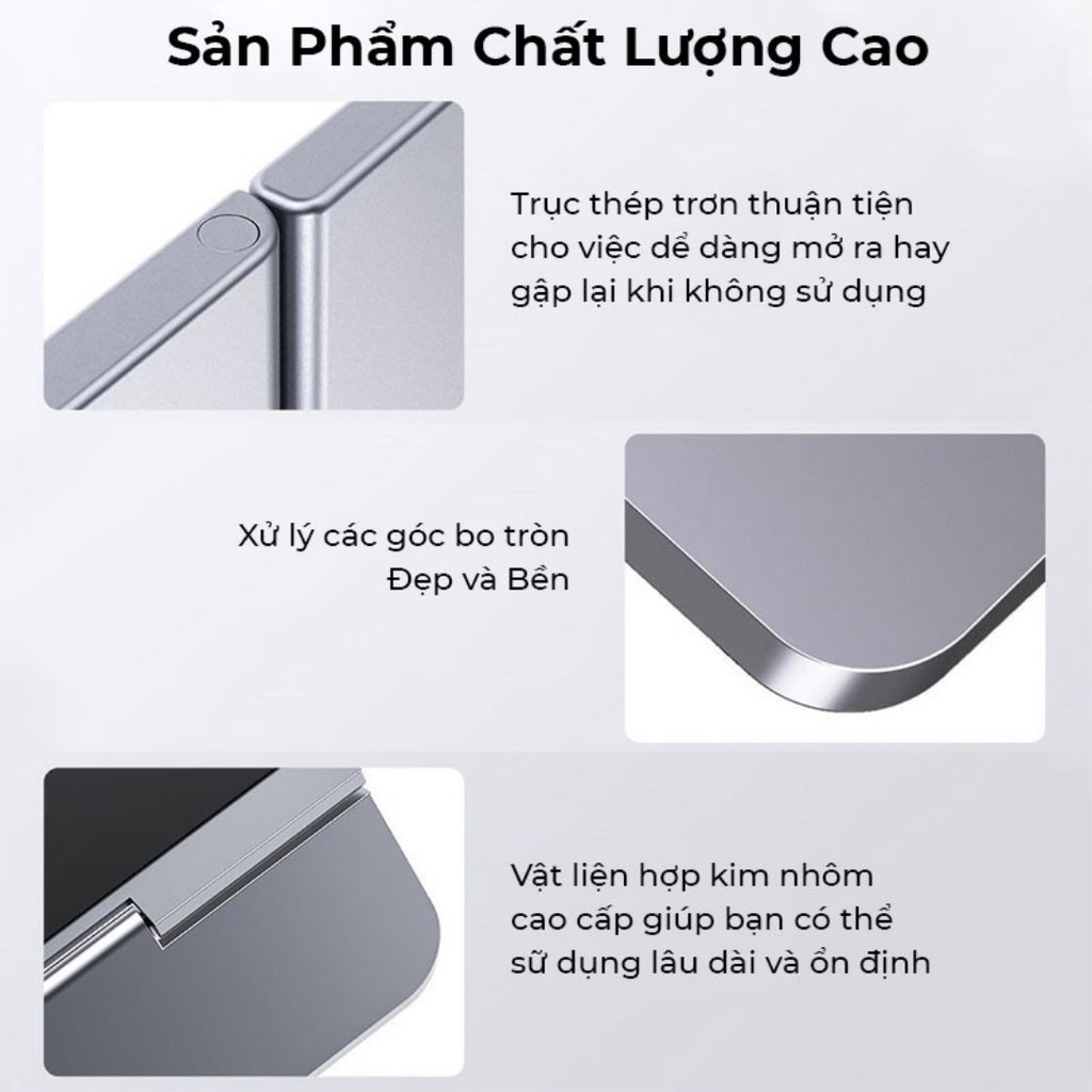 Đế tản nhiệt siêu mỏng dùng cho Macbook/Laptop Baseus Papery Notebook Holder