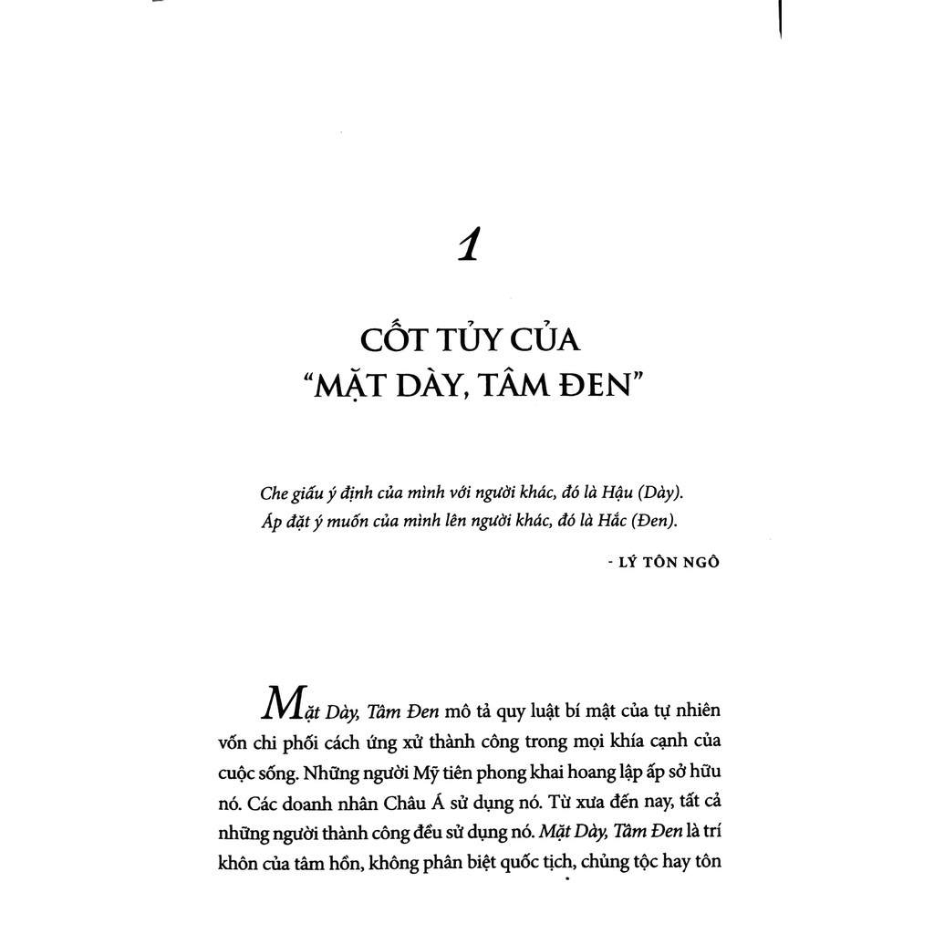 Sách Zenbooks - Mặt Dày Tâm Đen