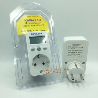 Đồng hồ đo công suất, ổ cắm đo điện năng đa năng Kawasan EN106