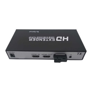 Bộ Kéo Dài HDMI Qua Dây Quang Xa 20KM KVM TCP/IP Hỗ Trợ 2 Cổng HDMI Có điều khiển từ xa