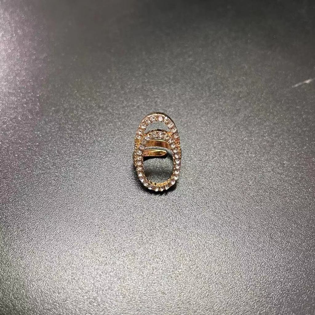 Set Nhẫn Đính Đá Zircon Mới Mẻ Độc Đáo