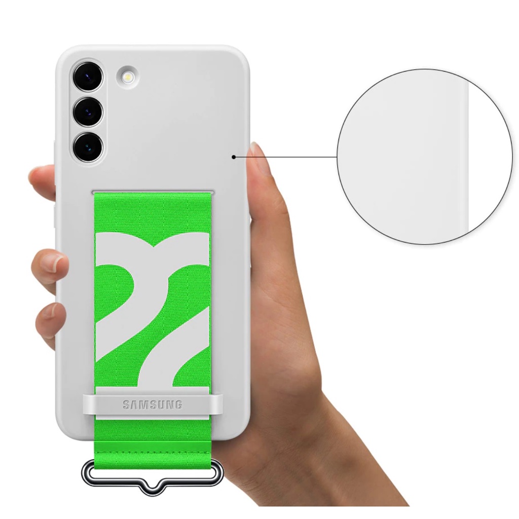 Ốp lưng Silicone kèm dây đeo Samsung Galaxy S22 Plus 5G chính hãng