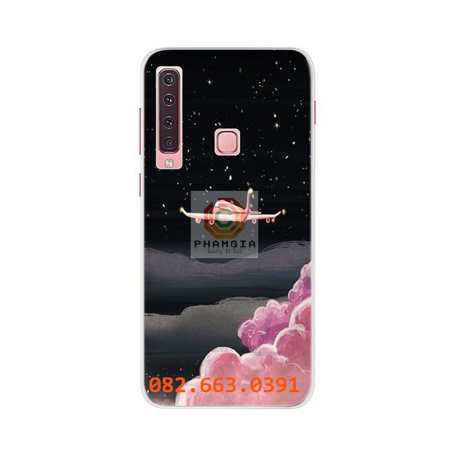 Ốp lưng Samsung A9 2018/ A9 Star Pro 2018 dẻo in hình hoa siêu sắc nét