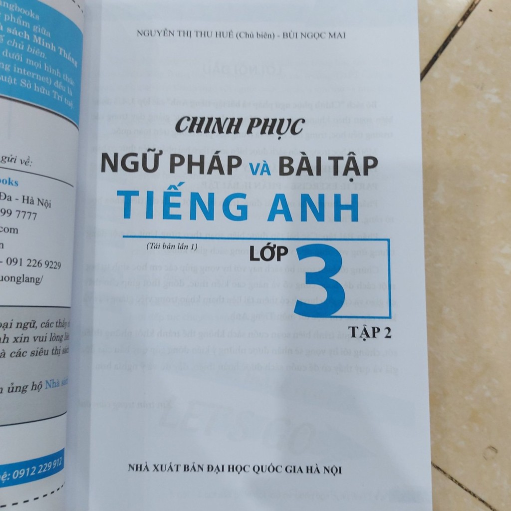 Sách - The langmaster chinh phục ngũ pháp và bài tập tiếng anh lớp 3 tập 2
