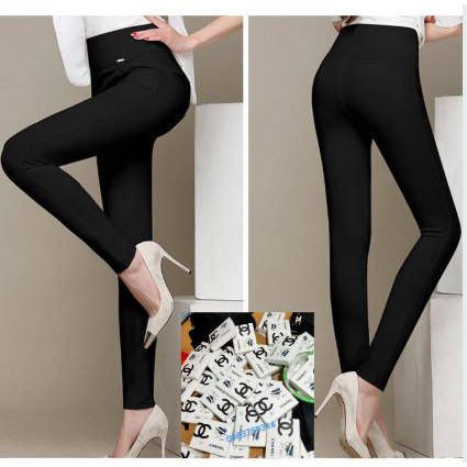 Quần Legging Cạp Cao Gen Bụng kèm hộp cha_lel_LEGGING lưng cao siêu xinh
