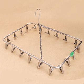Mắc chùm chữ nhật inox 20 kẹp