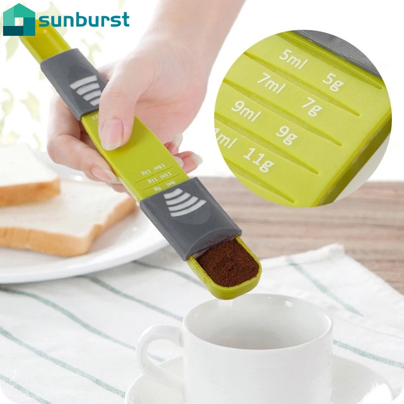 Muỗng Đong Thực Phẩm Hai Đầu Có Thể Điều Chỉnh Tiện Dụng