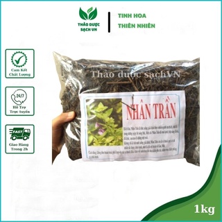 1kg nhân trần khô thanh nhiệt mát thảo dược sạchVN