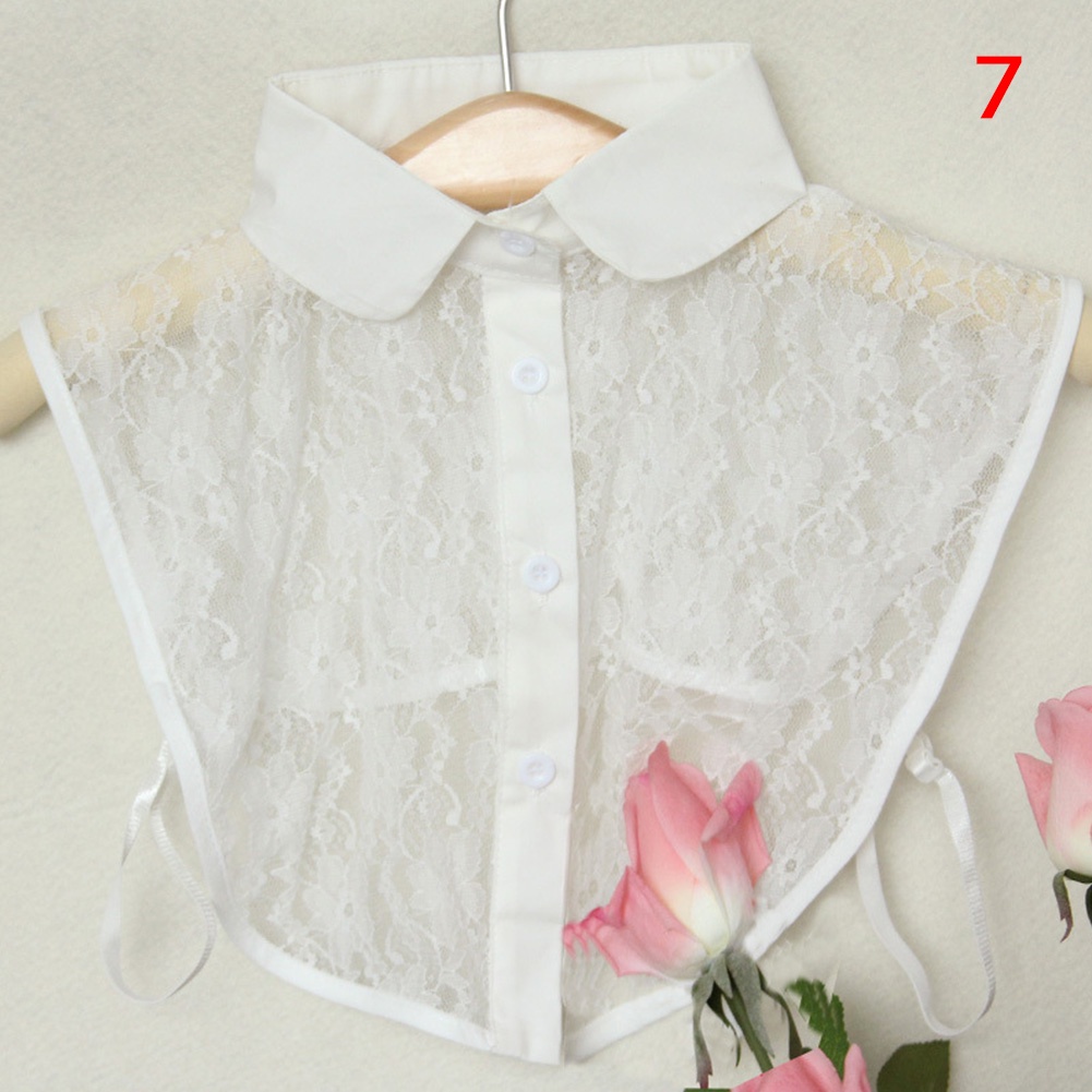 Cổ áo sơ mi giả DIY có thể tháo rời tùy chọn màu sắc và họa tiết