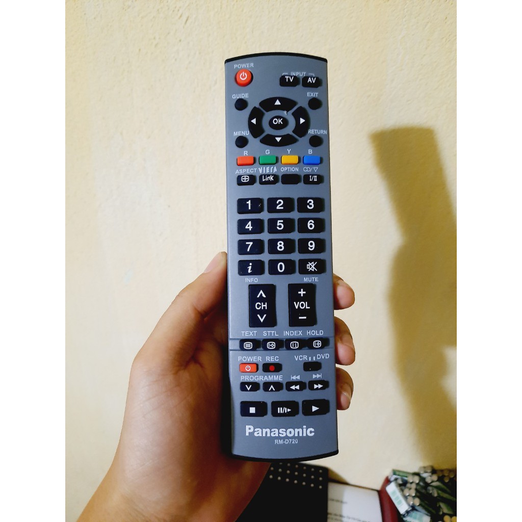 Remote Điều khiển tivi Panasonic RM-D720 các dòng LCD/LED Hàng chất lượng cao Tặng kèm Pin!!!