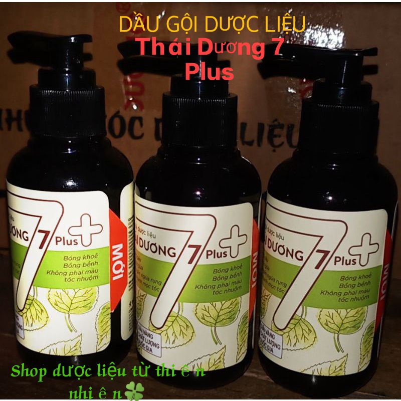 💥HÓT SALE💥 DẦU GỘI DƯỢC THÁI DƯƠNG 7 PLUS chai 100ml( siêu mượt,chống gàu, ngăn ngừa rụng tóc)