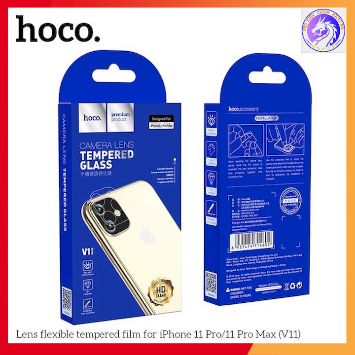 MIẾNG DÁN BẢO VỆ CAMERA SAU ĐIỆN THOẠI IPHONE11 PRO HOCO V11