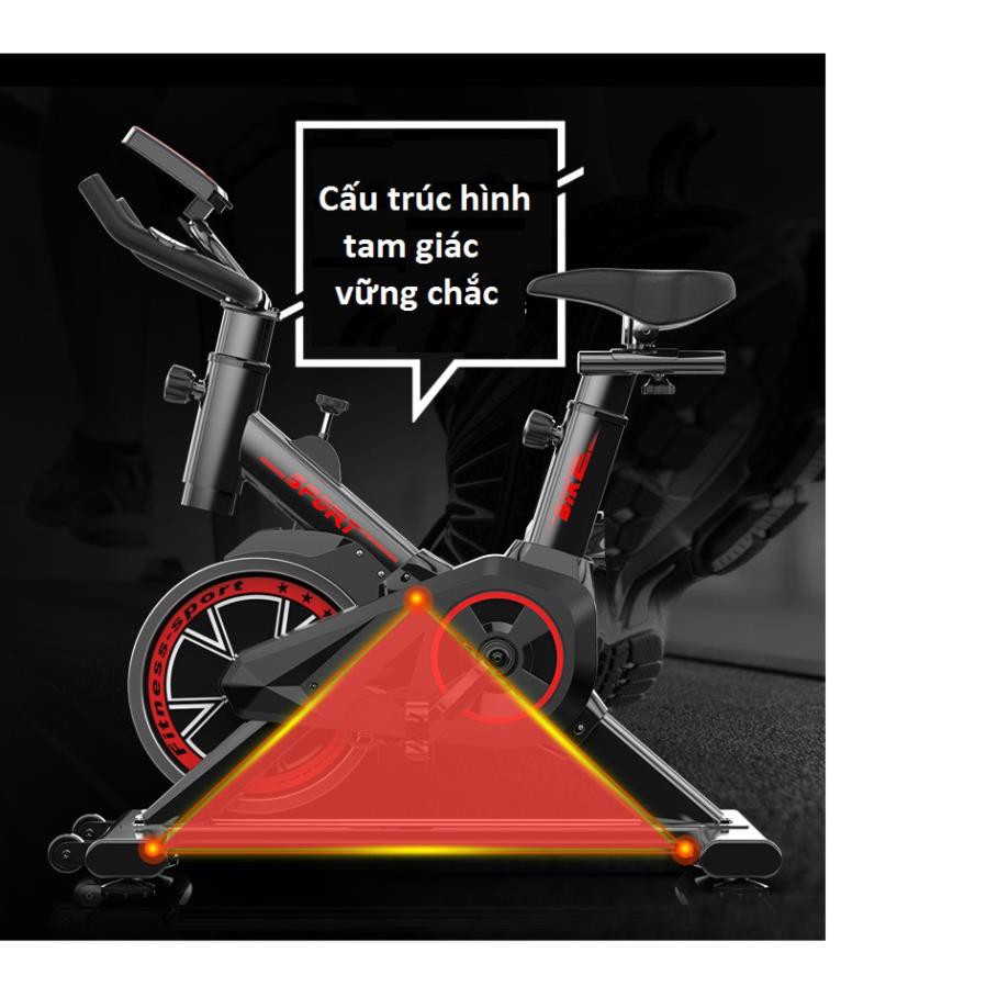 Xe đạp tập thể dục tại nhà đo nhip tim, xe đạp thể thao Sport Bike X7 bảo hành 12 tháng Gym 34