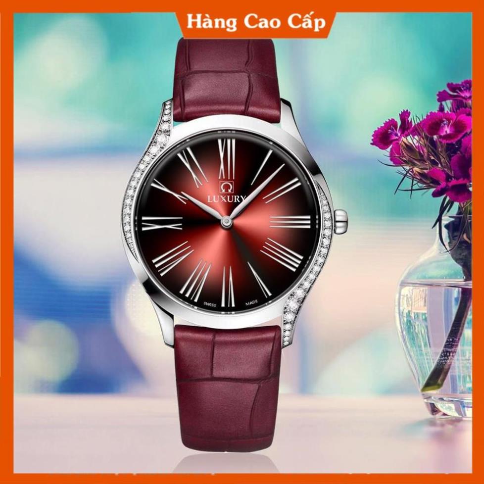 Đồng hồ Nữ LUXURY OME - Dây Da Thật Cao Cấp - Tặng Kèm Pin ĐH Dự Phòng - Bảo Hành 12 Tháng Toàn Quốc | BigBuy360 - bigbuy360.vn
