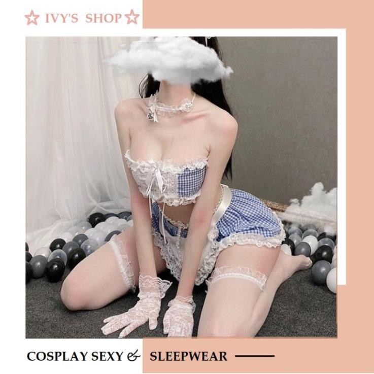 Bộ Đồ Ngủ Cosplay Hầu Gái HÀNG CAO CẤP - HGX002 - Váy Ngủ Sexy Cosplay Cô Giúp Việc Gợi Cảm | BigBuy360 - bigbuy360.vn