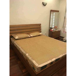(BG - Ảnh thật) Chiếu điều hòa cao cấp 2 mặt mây và lụa