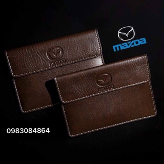 Ví Da Đựng Đăng Kiểm, Giấy Tờ Ô Tô Cao Cấp – Bóp Đựng Giấy Tờ Dùng Cho Xe Hơi, Ô Tô Có Logo Mazda
