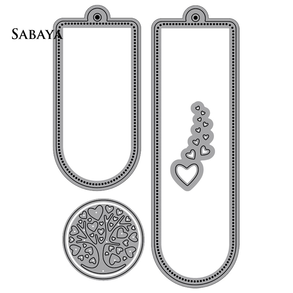 1 Bộ Khuôn Cắt Giấy Hình Trái Tim 1g