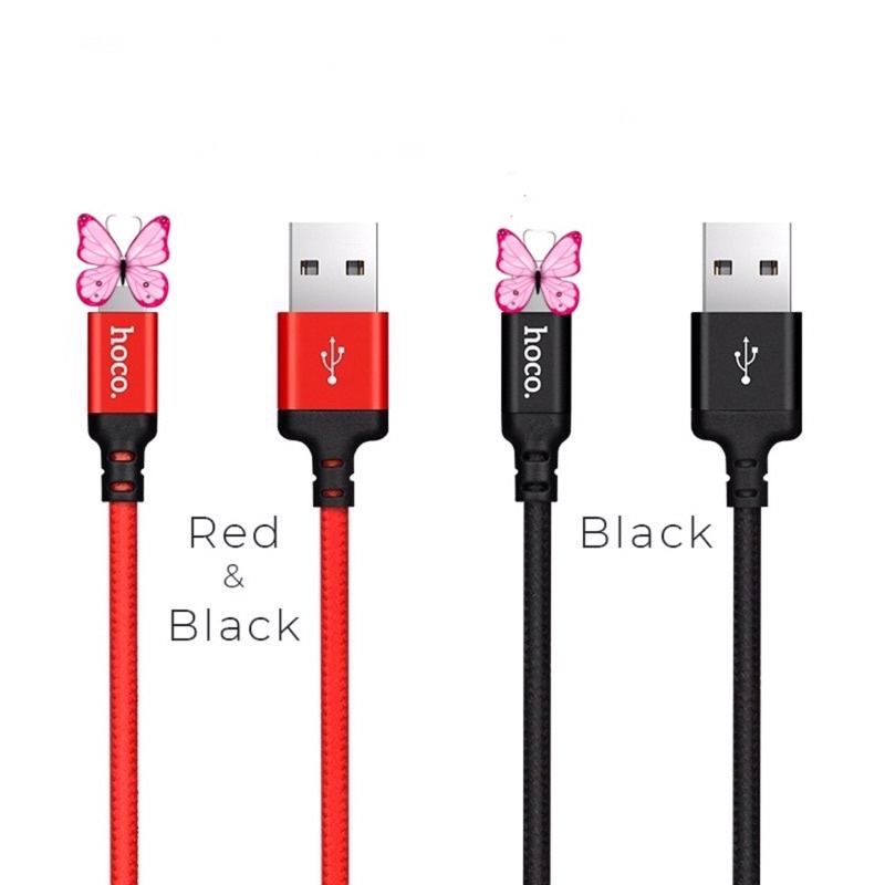 Dây sạc nhanh Hoco X14 dây dù siêu bền cho IP, Micro Android, TypeC Android dài 1M,2M